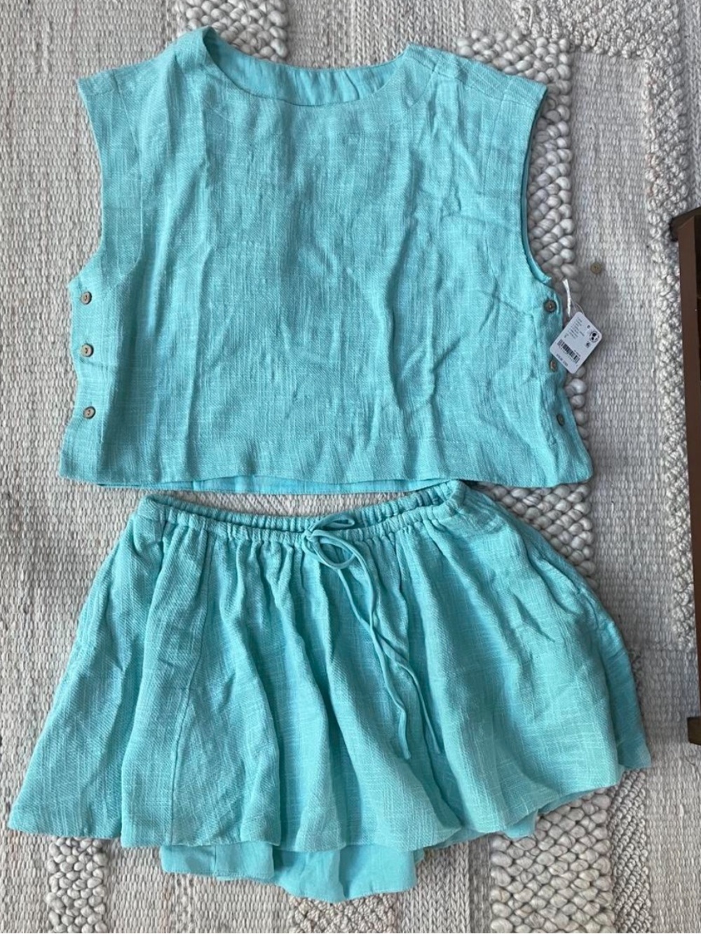 Free People Skye Mini Skirt Set NWT M - Picture 10 of 13